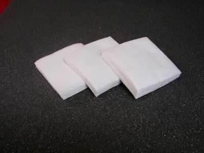 Cleaning Equipment Pro Shot Products Ready Series COTTON CLEANING PATCH 1-3/4" SQ 7MM .38CAL 1000/CT